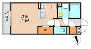 千葉県松戸市新松戸3【アパート】の間取り