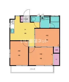 グリーンピア【2階】の間取り