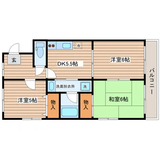 オンディーヌ【4階】の間取り