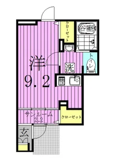 ル・プロミエ【1階】の間取り