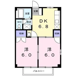ベルポート【1階】の間取り