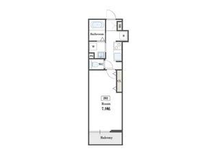 A・Z Residence 津田沼III【2階】の間取り