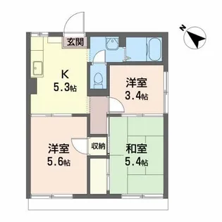 イーストコーヨーKEN【1階】の間取り