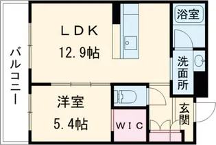 シャーメゾンステージ鳥栖【2階】の間取り