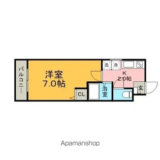 papillon【2階】の間取り