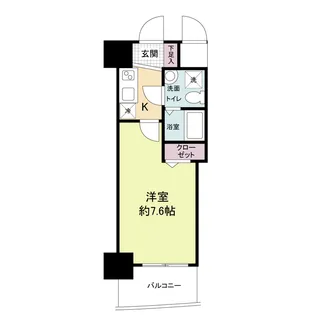 セレニテ夕陽丘EST【8階】の間取り