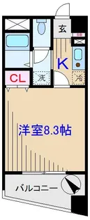 東京都荒川区西日暮里2【マンション】の間取り