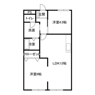 三宅ハイツ【2階】の間取り