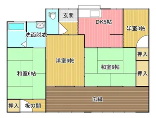 佐賀県佐賀市光2【一戸建】の間取り