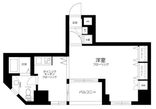 クローバーコート黒門町【10階】の間取り