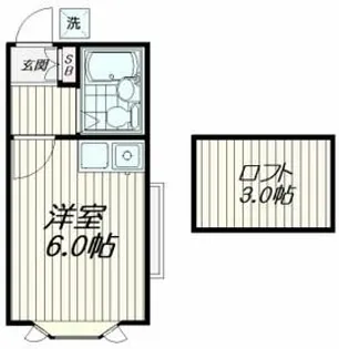 メゾンドブルージュ【2階】の間取り
