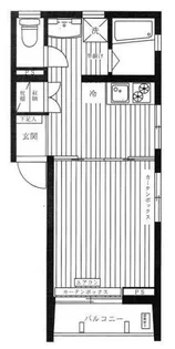 ルミナス戸山【2階】の間取り
