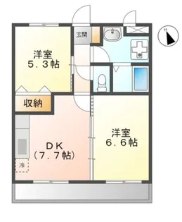 グレイスシャトー21【2階】の間取り