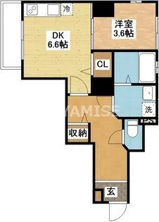 ケイズ・ヴィラ【4階】の間取り