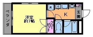 メゾンムサシ【2階】の間取り