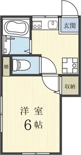 1Kの間取り画像