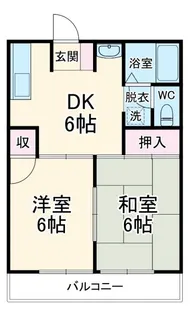 ディライトB【2階】の間取り