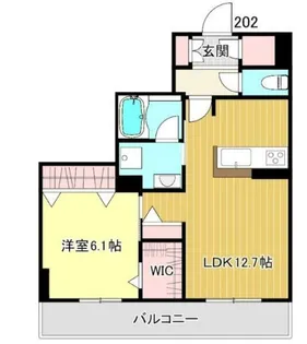 ブランバーチ ネクト【2階】の間取り