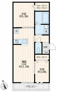 ユアメゾン墨田【3階】の間取り