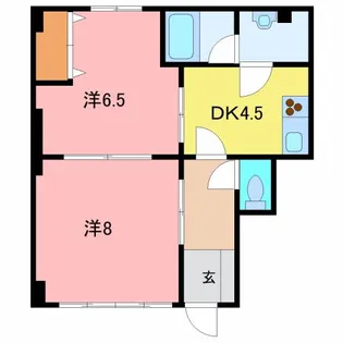 高志前ビル【1階】の間取り