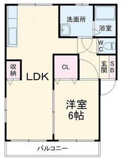 セレーノA【1階】の間取り