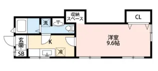 SAKURA武蔵小杉【1階】の間取り