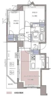 ディームス横濱青木町【2階】の間取り