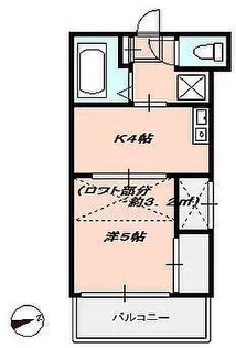 ヒルズ本厚木【2階】の間取り