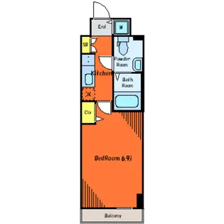 グランド・ガーラ芝公園【4階】の間取り