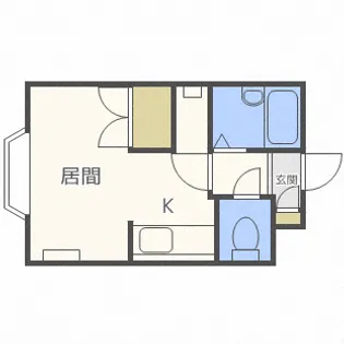 プレサント北8条A【2階】の間取り