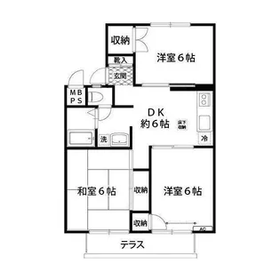 神奈川県相模原市緑区城山3【アパート】の間取り