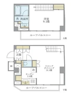 J.リヴェール学芸大学の間取り