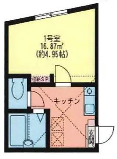 リーヴェルLeco横浜星川【1階】の間取り