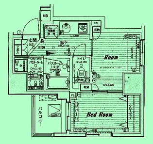 東京都台東区元浅草3【マンション】の間取り