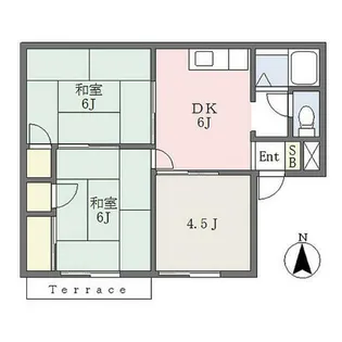 神奈川県小田原市国府津【アパート】の間取り