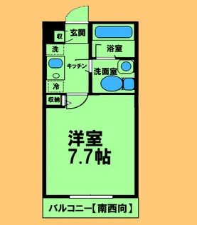 メゾンエスポワール【2階】の間取り