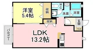グランディール愛3【2階】の間取り