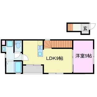 ボヌールハウス京都稲荷【3階】の間取り