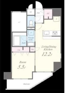 テレジャンデール護国寺EAST【2階】の間取り