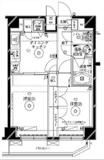 クレイシア蒲田【6階】の間取り