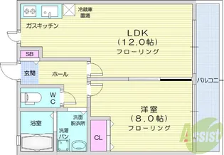 レトアMiniyonn【2階】の間取り