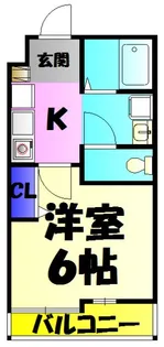 ASTREA東千葉【1階】の間取り