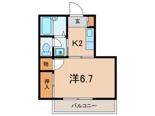ファミ-ル鈴木【1階】の間取り