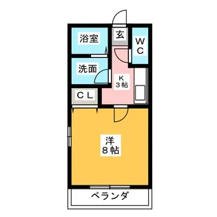 セントレアコート【1階】の間取り