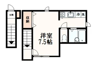 コナガーデン【2階】の間取り