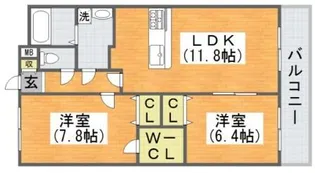 大阪府大阪市平野区平野東1【マンション】の間取り