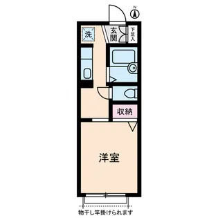 藤ハイツ【1階】の間取り