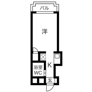 キャッスル片岡【3階】の間取り