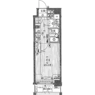 東京都江東区平野2【マンション】の間取り