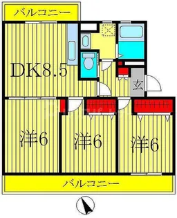 オリーブガーデン【4階】の間取り